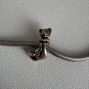 Trollbeads 925 Sterling Silver "Big Cat" Bead Charm